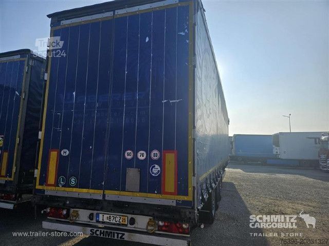 Semirimorchio con telone Schmitz Cargobull Semitrailer Curtainsider Mega