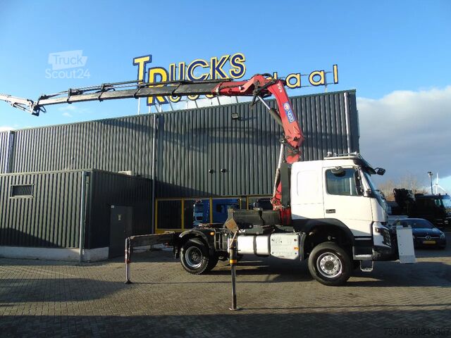 Camion-grue Volvo FMX 500 + 4x4 + HMF 4020 4x + JIB 4x 30 METER +...