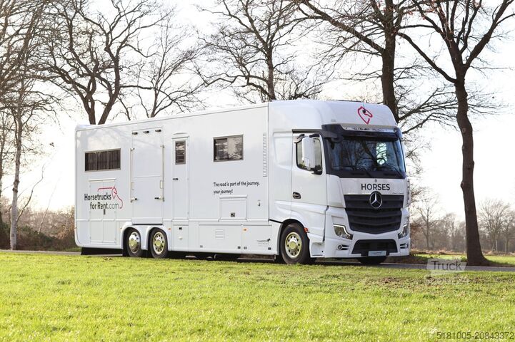 Transport de chevaux Mercedes Actros AKX Jong AKX paardenvrachtwagen 6paards ...
