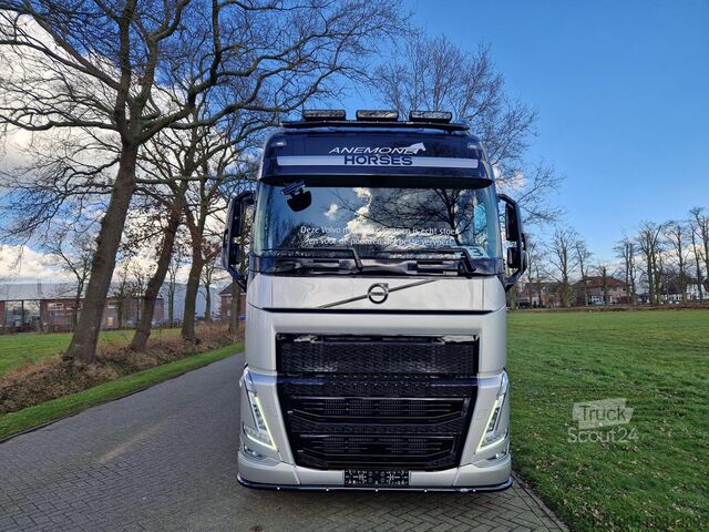Horse transportation Volvo FH 540 Jong gebrukt 7 paards plus living pop-ot...