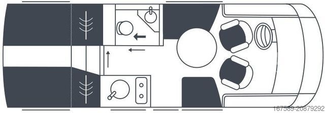 Integrirani avtodom NIESMANN+BISCHOFF iSmove 6.9 E, Klima,Hydr Stützen,Festtank,SAT