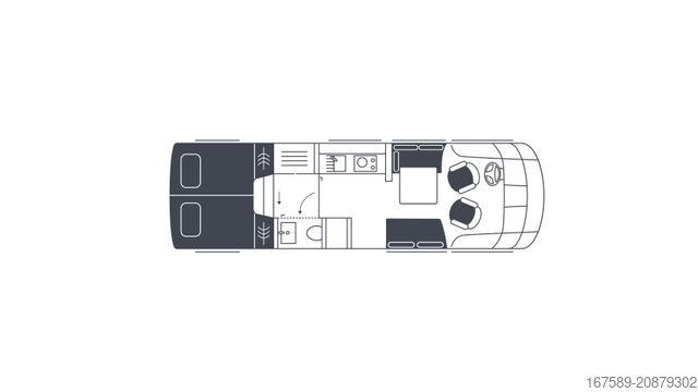 Integrirani avtodom NIESMANN+BISCHOFF Arto 84, Gas-/Festtank,Sat Twin,Autark,AHK
