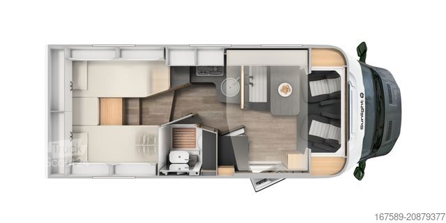 Polintegriran avtodom SUNLIGHT T 670 S Adventure, Navi,Xenon,REMI,6E,AKTION