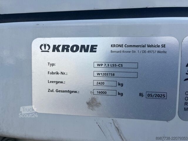 Wechselbrücke mit Pritsche & Plane Krone Wechselbrücke Krone 7,45m BDF neuwertig