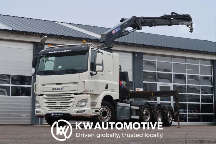 Kanca kol sistemi DAF CF 440 8X2*6/ FULL AIR/ HMF CRANE 2620/ JOAB HO...