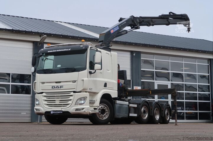 Kanca kol sistemi DAF CF 440 8X2*6/ FULL AIR/ HMF CRANE 2620/ JOAB HO...