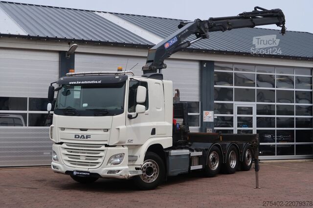 Sistema de braço de gancho DAF CF 440 8X2*6/ FULL AIR/ HMF CRANE 2620/ JOAB HO...
