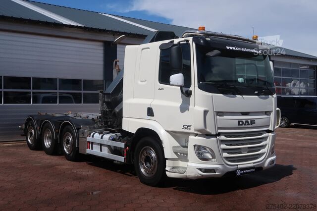 Sistema de braço de gancho DAF CF 440 8X2*6/ FULL AIR/ HMF CRANE 2620/ JOAB HO...