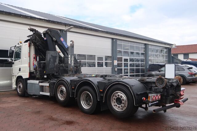 Sistema de braço de gancho DAF CF 440 8X2*6/ FULL AIR/ HMF CRANE 2620/ JOAB HO...