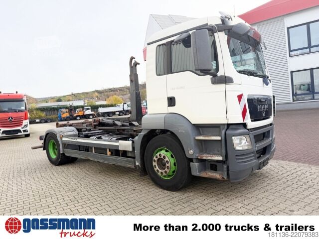 Kamion s kipom s pomičnim kontejnerom MAN TGS 18.360 4X2 BL, Hyva 10.45 S,