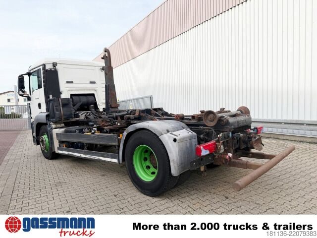 Kamion s kipom s pomičnim kontejnerom MAN TGS 18.360 4X2 BL, Hyva 10.45 S,
