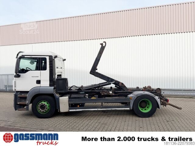 Kamion s kipom s pomičnim kontejnerom MAN TGS 18.360 4X2 BL, Hyva 10.45 S,