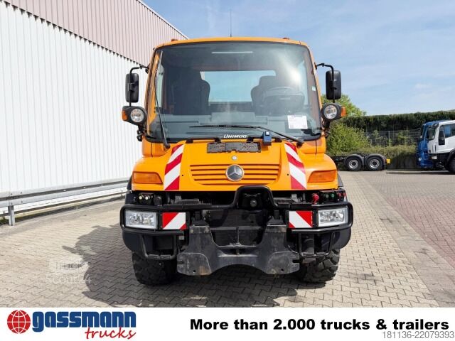 Autocamion cu destinație specială Unimog U 300 4x4, Kipper, VarioPilot, Kommunalhydraulik,