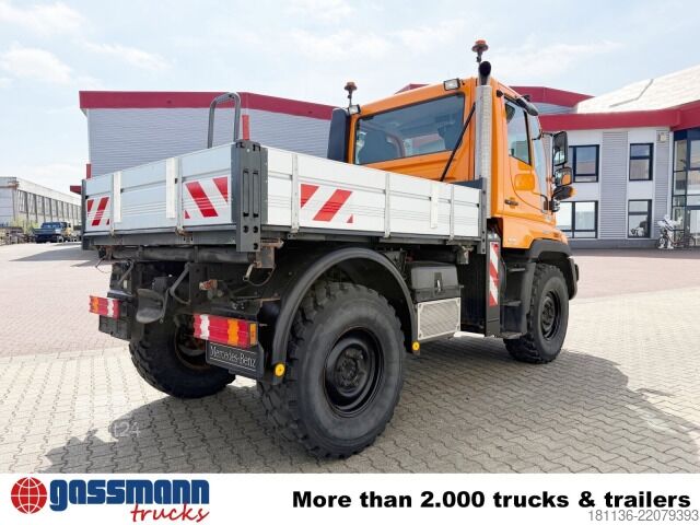 Autocamion cu destinație specială Unimog U 300 4x4, Kipper, VarioPilot, Kommunalhydraulik,