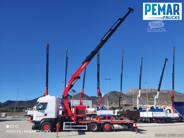 Camión grúa SCANIA R 450 6X2 GRUA CAJA FIJA - BDF EURO 6