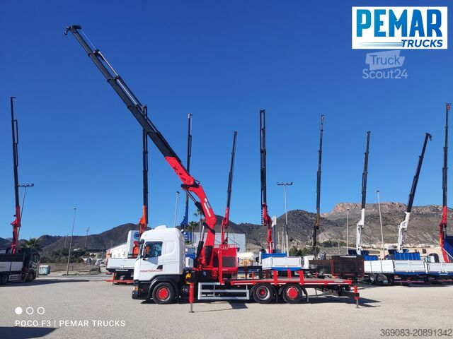 Camión grúa SCANIA R 450 6X2 GRUA CAJA FIJA - BDF EURO 6