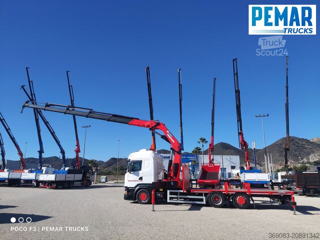 Camión grúa SCANIA R 450 6X2 GRUA CAJA FIJA - BDF EURO 6