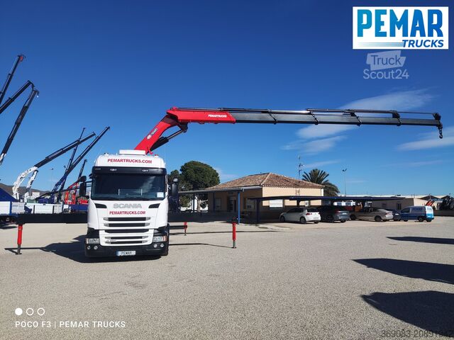 Camión grúa SCANIA R 450 6X2 GRUA CAJA FIJA - BDF EURO 6