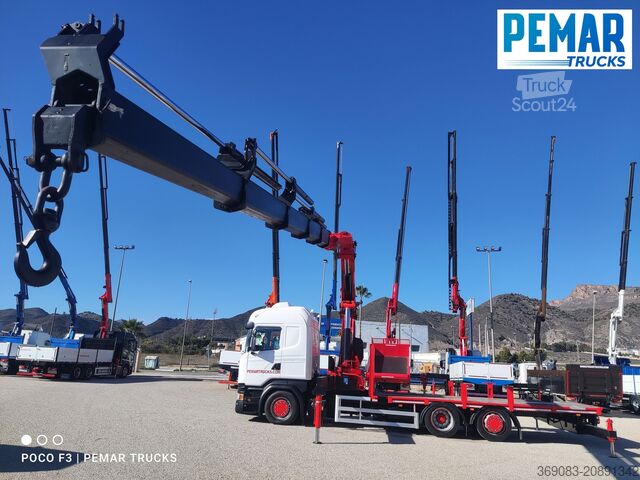 Camión grúa SCANIA R 450 6X2 GRUA CAJA FIJA - BDF EURO 6