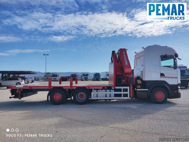 Camión grúa SCANIA R 450 6X2 GRUA CAJA FIJA - BDF EURO 6