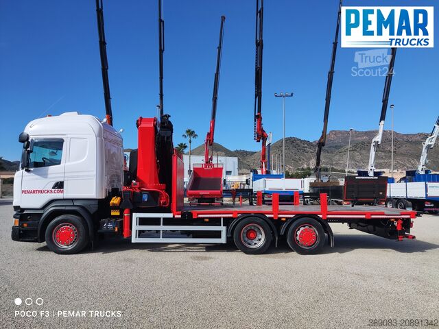 Camión grúa SCANIA R 450 6X2 GRUA CAJA FIJA - BDF EURO 6