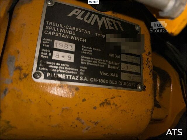 Statybinė mašina  Plumett TL20 DRS tensioner