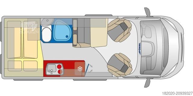 Camper PÖSSL D-Line 2WIN S Plus COMBI 6, AUTOMATIK, RFK uvm.