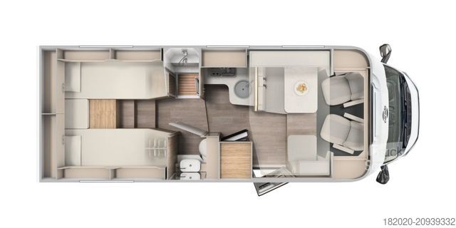 Yarı entegre karavan CARADO T 447 Pro+ (40) 140 PS, Automatik