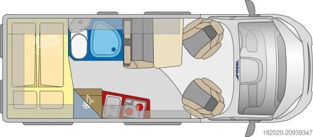 Camper PÖSSL D-Line 2WIN Plus AUTONOMOUS DRIVING, NAVI uvm.