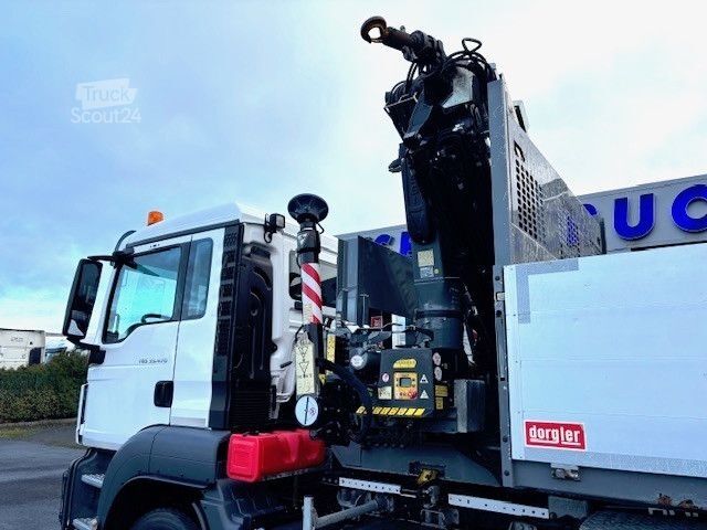 Φορτηγό γερανός roll-off MAN TGS 33.470BL-KRANCONTAINER!!-FUNK-TOPZUSTAND
