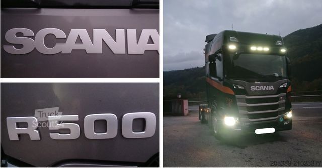 Standaard trekker SCANIA R500/I-PARK COOL/RETARDER/ALUFELGEN