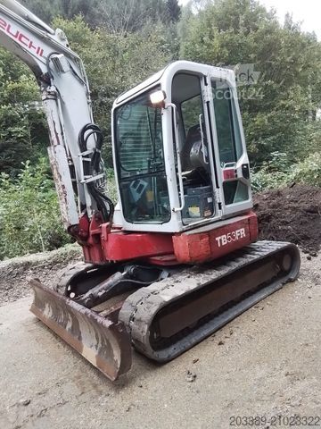 Excavatrice à chaînes TAKEUCHI TB53FR/POWERTILT/SCHNELLWECHSLER/5TONNEN