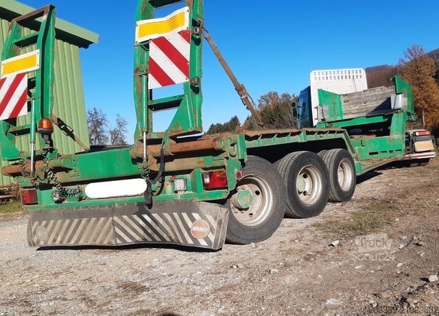 Низкорамный полуприцеп  RANCKE/WOODPROCESSOR TRAILER/3-LENKA./AUSZIEHBAR