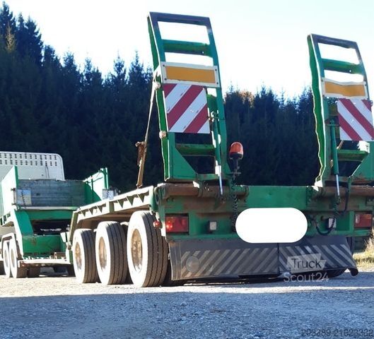 Низкорамный полуприцеп  RANCKE/WOODPROCESSOR TRAILER/3-LENKA./AUSZIEHBAR