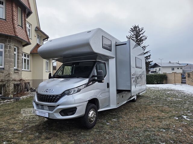 Kemperis/kemperis automobīlis Iveco 72 210 Hi-Matic Renntransporter