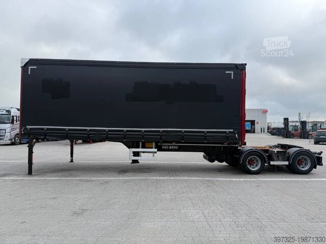 Remorque à timon Kel-Berg / remorque intermédiaire / remorque de liaison Kel-Berg Drawbar trailer / Zwischenauflieger / Linktrailer