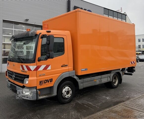 Swap body truck mercedes-benz Atego 818 Koffer LBW Schweissmas/ Klima/ Standh.