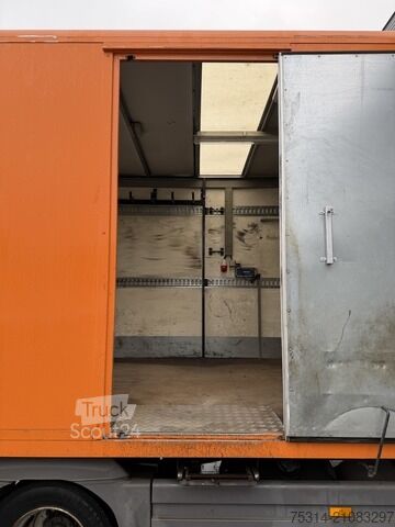 Swap body truck mercedes-benz Atego 818 Koffer LBW Schweissmas/ Klima/ Standh.