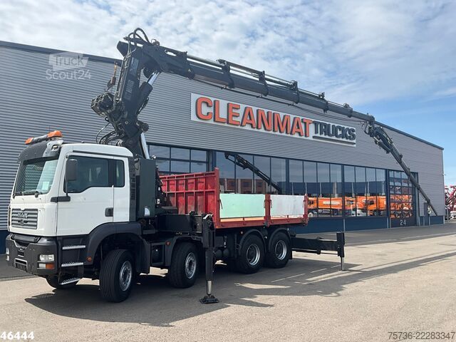 Camion-grue Man TGA 41.363 8x4 Manual Full steel Hiab 80 Tonmet...