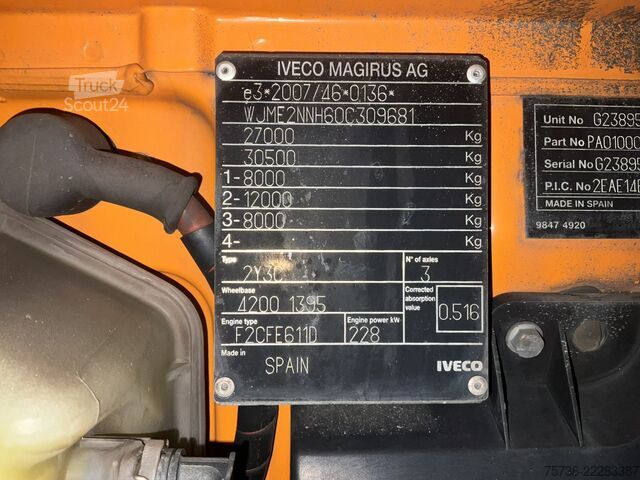 Vuilniswagen Iveco Stralis AD260SY Euro 6 Just 145.807 km!