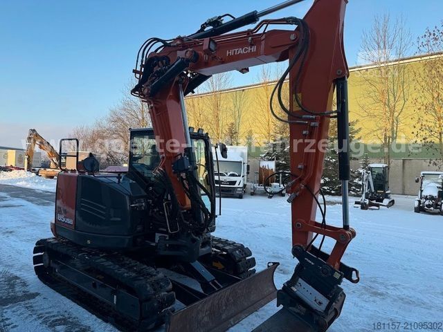 Minigraafmachine HITACHI ZX85USB-6*Verstellausleger*Pads*Tilt*Klima*Kamer