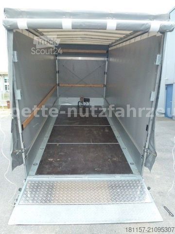 Anhänger mit Pritsche & Plane UNSINN FZ-TECHNIK PKL 3548-13-2040 / GTP 35 *WINDE*KIPPBARE LADEFL