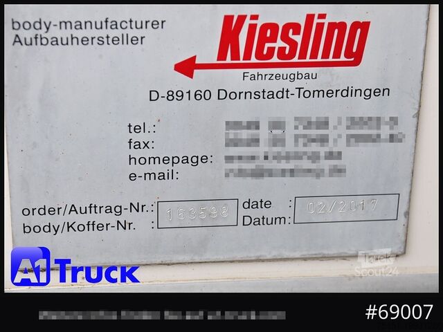 Jäähdytysrekka RENAULT D16- 280 Klima, TK 1000 R LBW+Türen