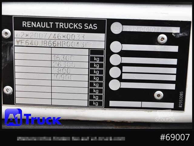 Jäähdytysrekka RENAULT D16- 280 Klima, TK 1000 R LBW+Türen