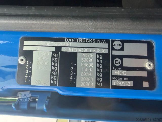 Tractor estándar DAF XF 460 XF460 4X2 / Night airco / camera / TUV 74