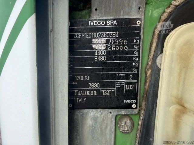 Autodraagtruck IVECO ML 120 ML120E18 Eurocargo machine transporter /