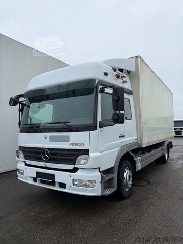 LKW mit Kofferaufbau MERCEDES-BENZ 1218 L Atego Fahrschule 7-Sitzer Koffer 2x AHK