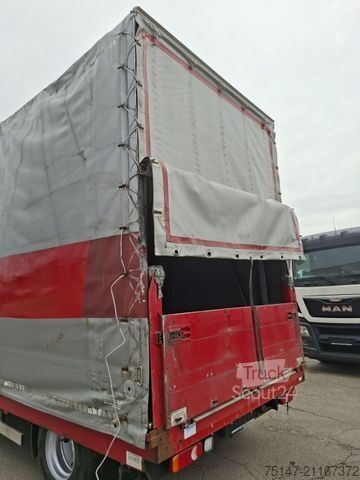 Otvorený príves s plachtou DINKEL 18 to 2-Achs Schiebeverdeck Glastransport Jumbo