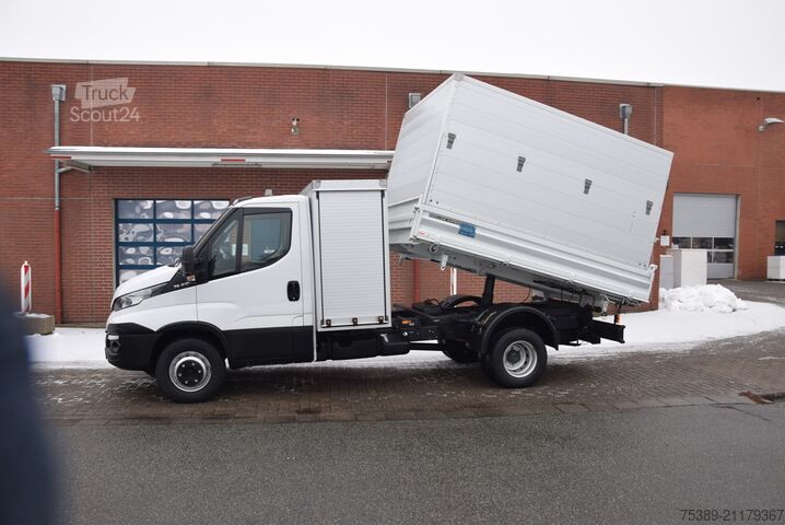Kiepwagen bestelauto Iveco Daily  70 C21 Meiller Kipper AHK Tempo. Werkzeugk