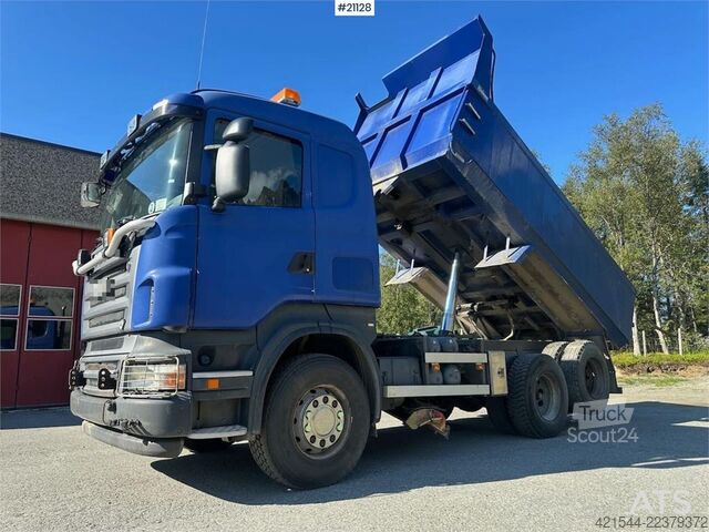  Scania R500 6x2 snow rigged tipper truck w/ plate and und